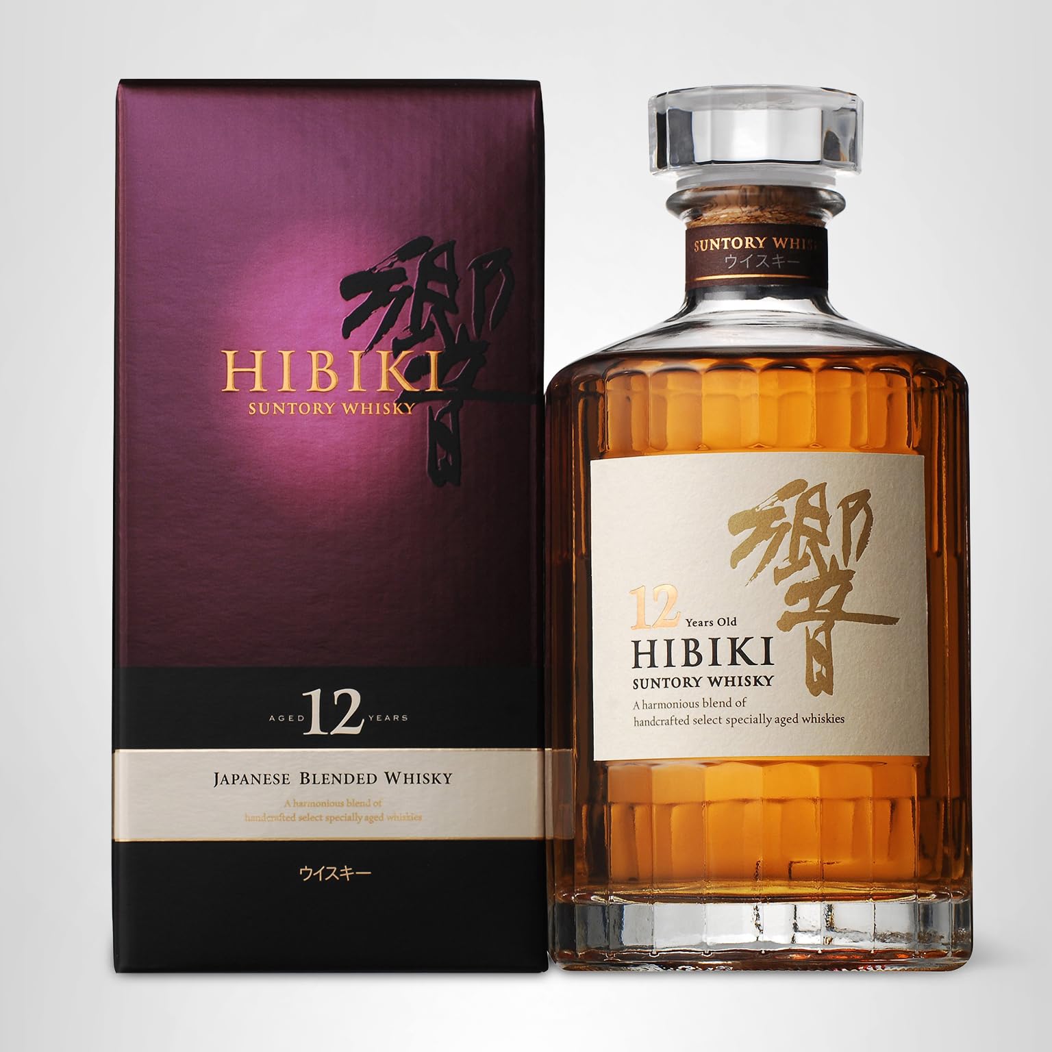 HIBIKI 12年 日本のブレンデッドウイスキー Amazon.co.jp: サントリー ブレンデッドウイスキー 響12年カートン付き